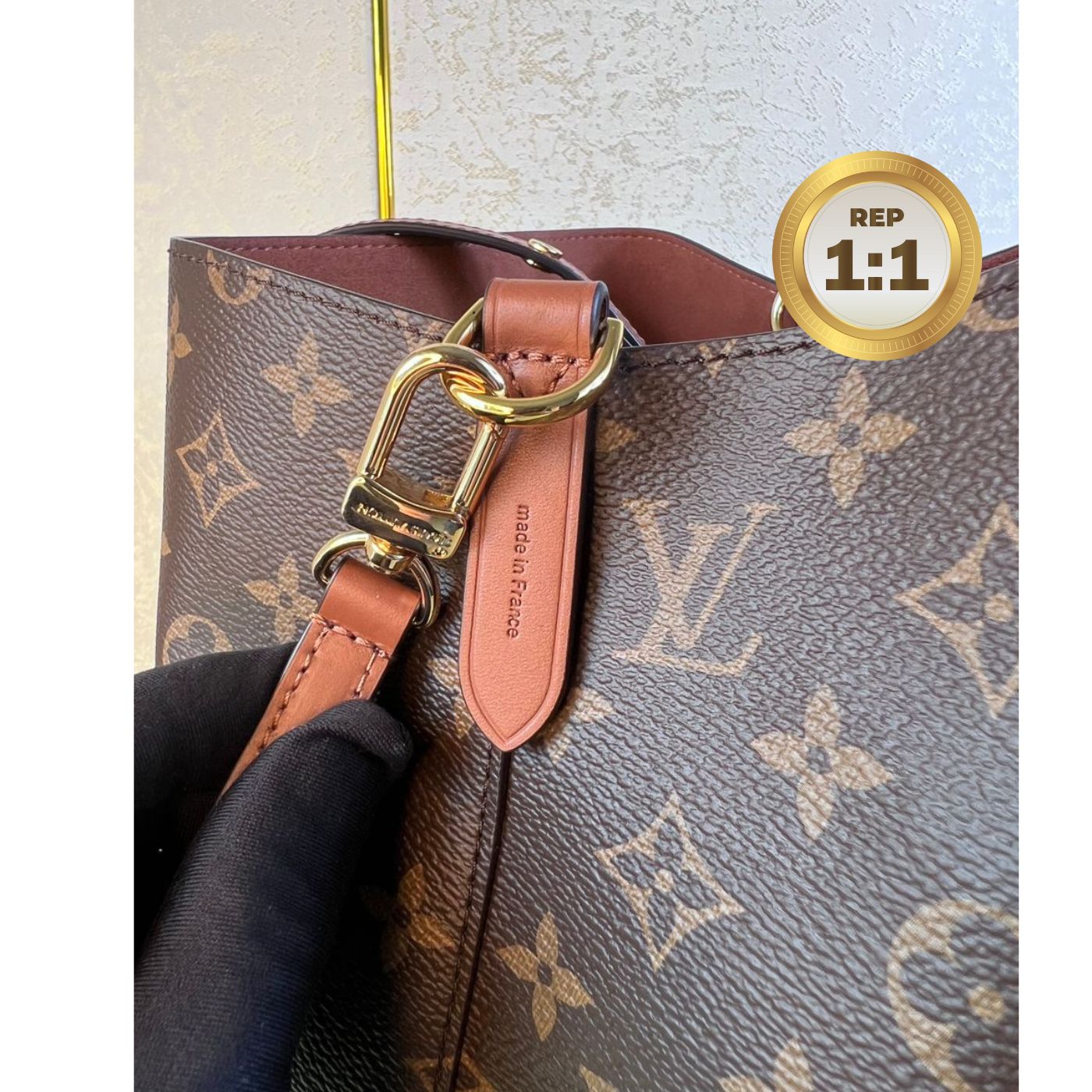 [REP 1:1] Louis Vuitton NeoNoe MM Brown For Women 26cm / 10.2in